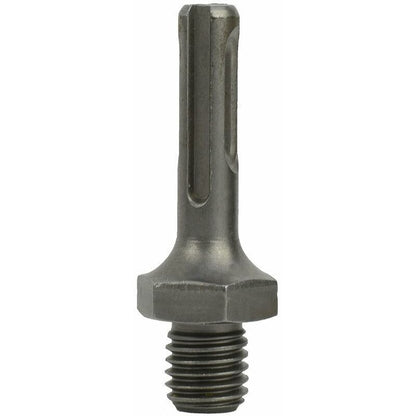 M14 external thread to SDS Plus internal thread and internal triangle adapter for drill grinder, from DEBUNS