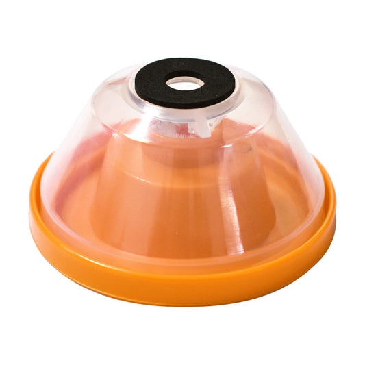 Electric Drill Dust Cover Reusable Dust Collector Bowl for Hammer Drill Woodworking Home Drilling Accessory, Orange