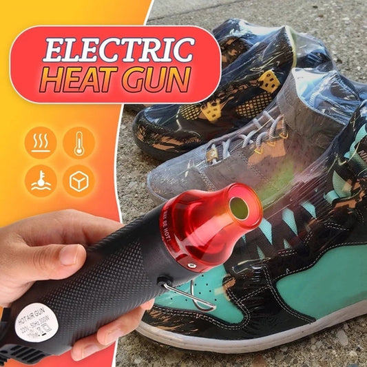 Multifunctional Hot Air Gun 220V Hot Air Gun Black - Flat Plug 1 × Heat Gun Paint Heat Shrink Wrap Tool Tool Crafts Diy Drying Embossing Tools & Home Improvement One Size Black
