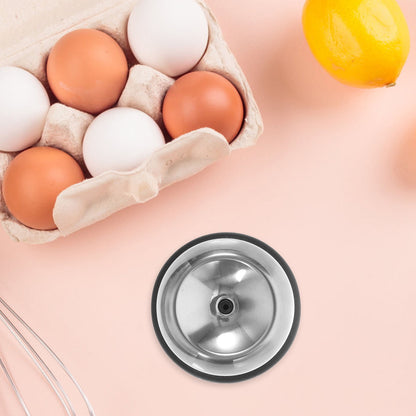 1 Set Egg Pricker Tool with Non-Slip Base, Stainless Steel Egg Piercer for Boiled Eggs, 1.26 Inch Height