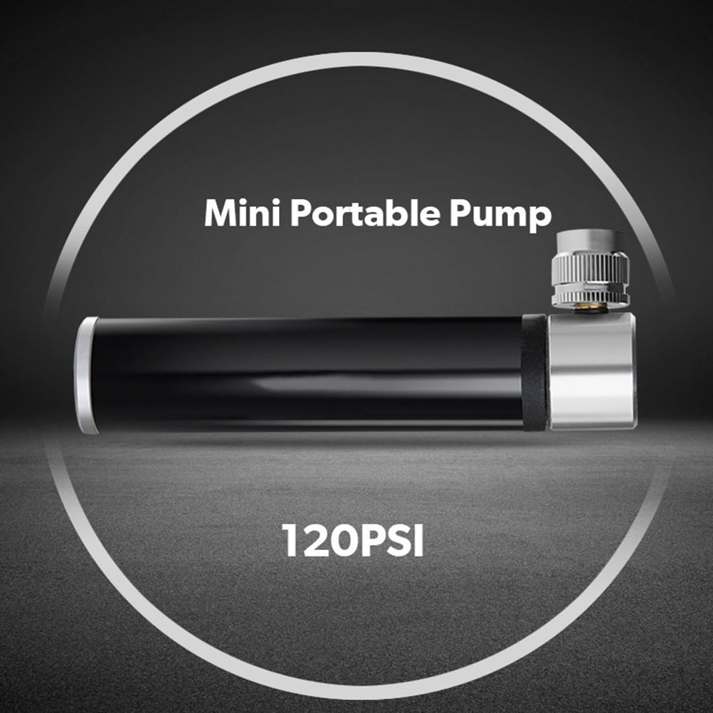 1 Set Mini Portable Bicycle Air Pump for Cycling and Outdoor Activities, 4.7x2.9in