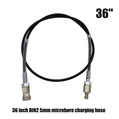 DN2 Microbore Hose for Air Fill Station Charging Adaptor, 36"