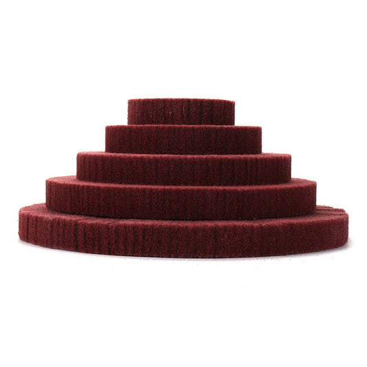 Nylon Fiber Flap Polishing Wheel Disc Non Woven Abrasive Buffing 320 Grit, 4 Inch to 12 Inch, 125mm to 200mm