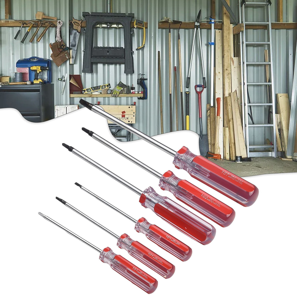 6Pcs Triangle Screwdriver Set, Triangle Drive Screw Removal Repair Tool, 1.8-4.2mm