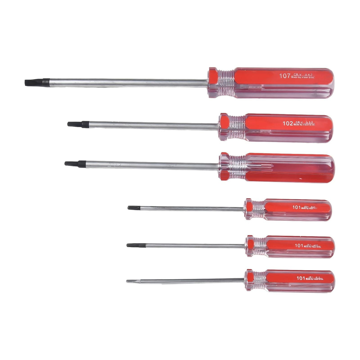 6Pcs Triangle Screwdriver Set, Triangle Drive Screw Removal Repair Tool, 1.8-4.2mm