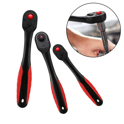 72 Tooth Quick Release Ratchet Wrench Socket Driver, 9.5mm 6.35mm