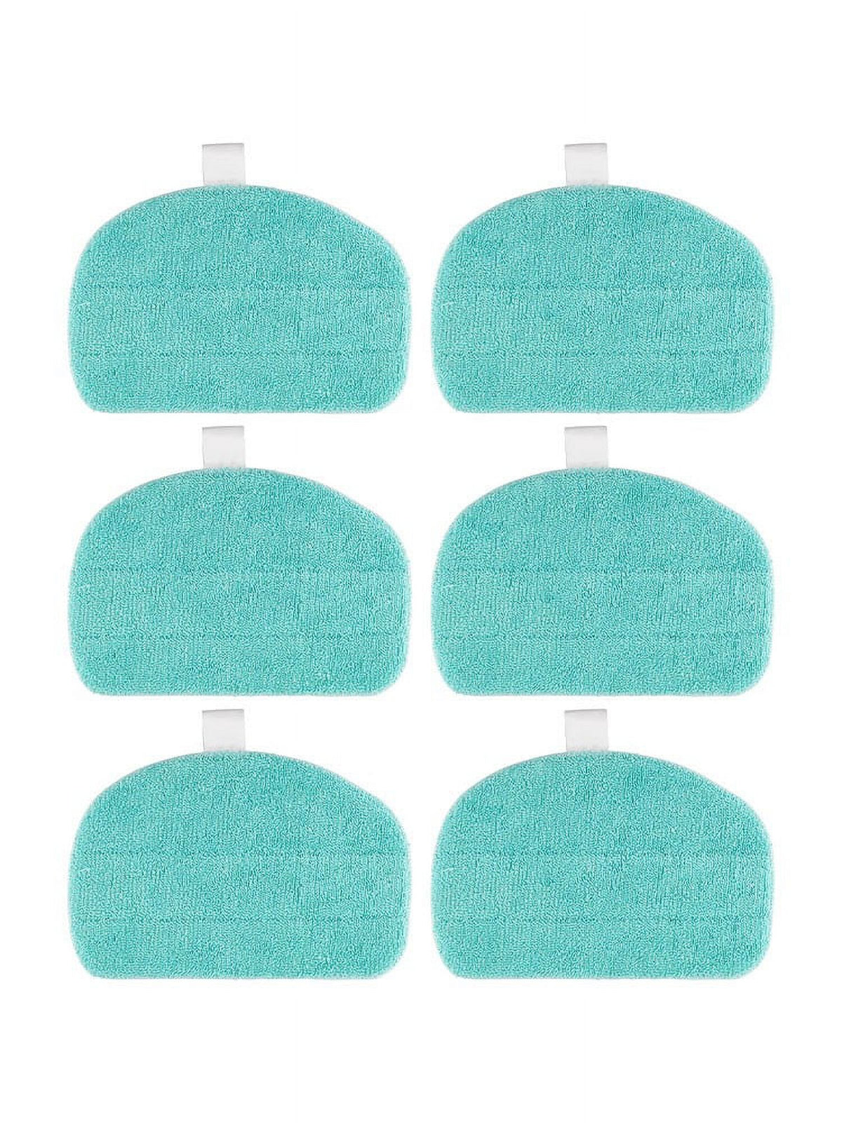 6 Pack Mop Pads Compatible with Leifheit CleanTenso Power 2.0 Steam Vacuum Cleaner Replacement Mopping Pads Sweeper Parts