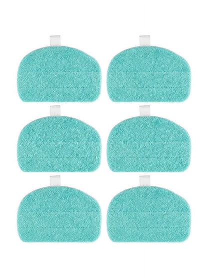 6 Pack Mop Pads Compatible with Leifheit CleanTenso Power 2.0 Steam Vacuum Cleaner Replacement Mopping Pads Sweeper Parts