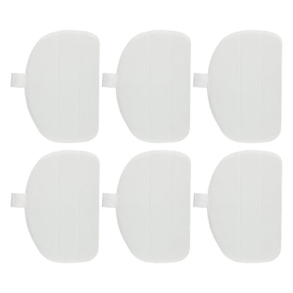 6 Pack Mop Pads Compatible with Leifheit CleanTenso Power 2.0 Steam Vacuum Cleaner Replacement Mopping Pads Sweeper Parts
