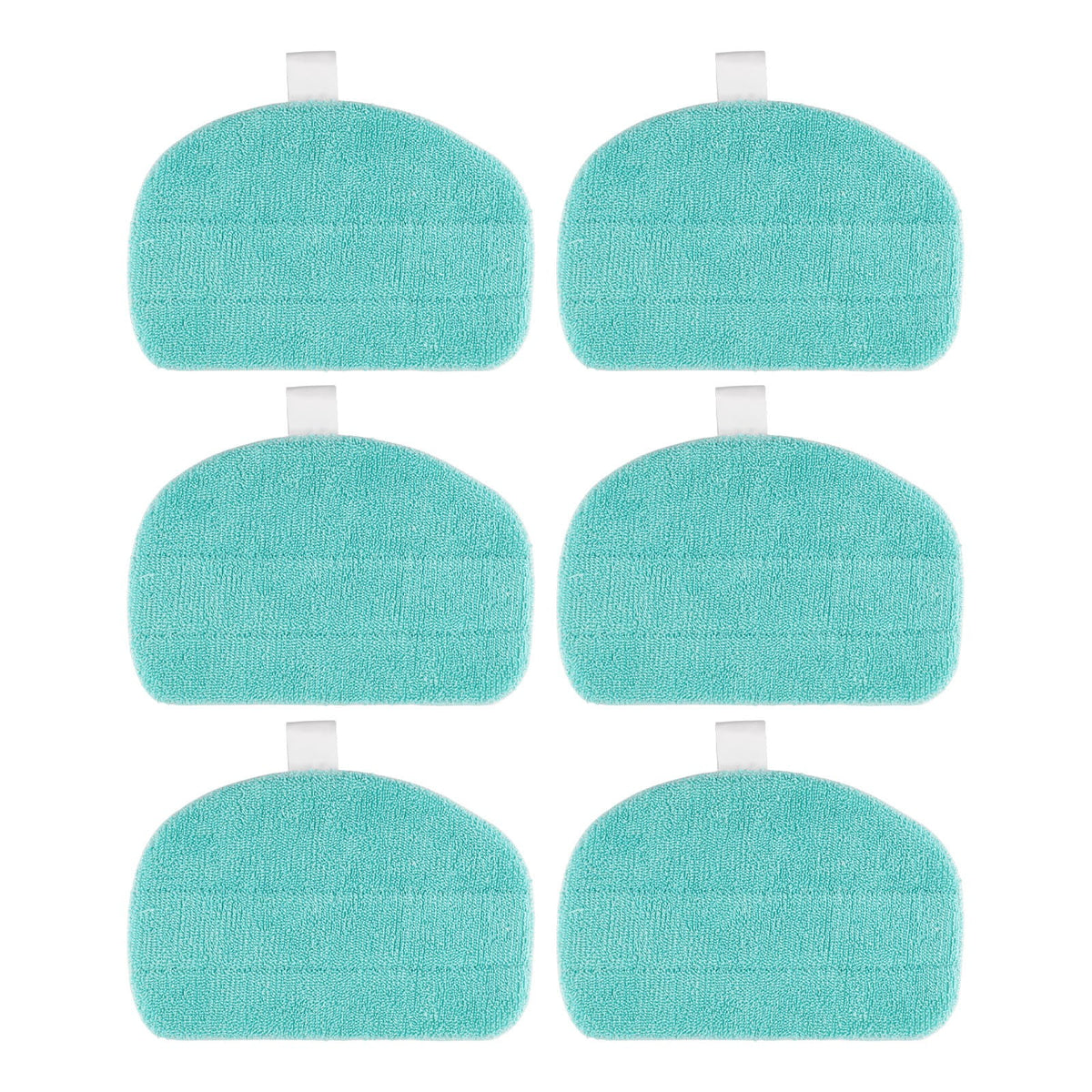 6 Pack Mop Pads Compatible with Leifheit CleanTenso Power 2.0 Steam Vacuum Cleaner Replacement Mopping Pads Sweeper Parts
