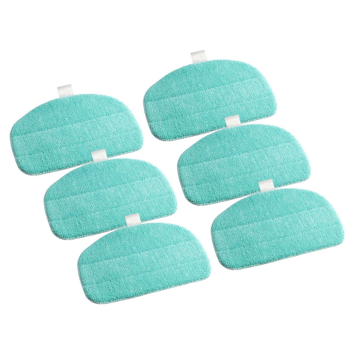 6 Pack Mop Pads Compatible with Leifheit CleanTenso Power 2.0 Steam Vacuum Cleaner Replacement Mopping Pads Sweeper Parts
