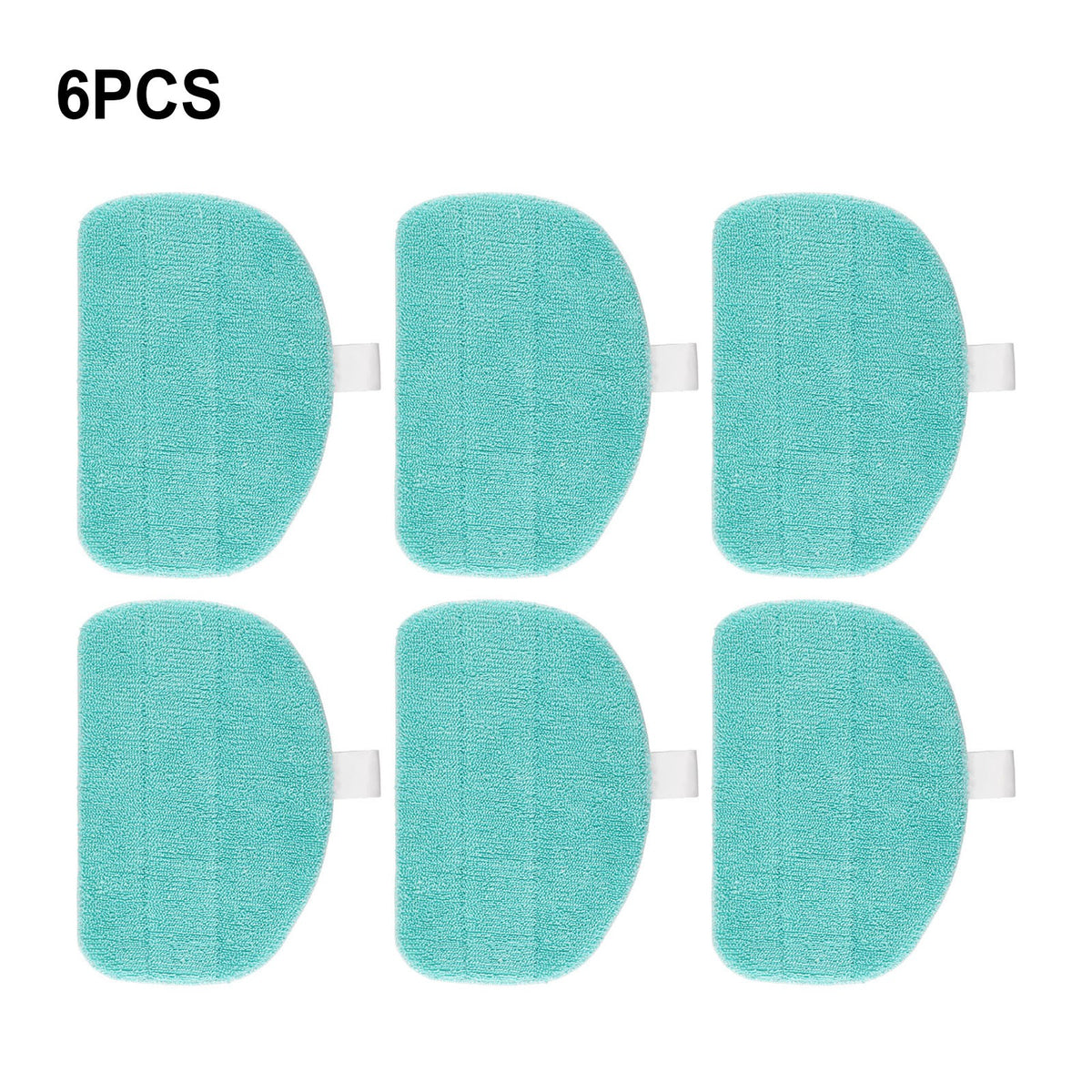 6 Pack Mop Pads Compatible with Leifheit CleanTenso Power 2.0 Steam Vacuum Cleaner Replacement Mopping Pads Sweeper Parts