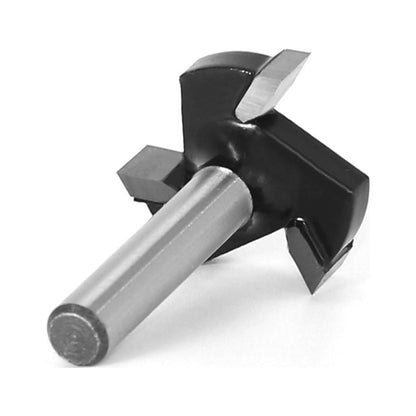 CNC Spoilboard Surfacing Router Bit, Durable Carbide Tipped Tool, Quarter Inch Shank