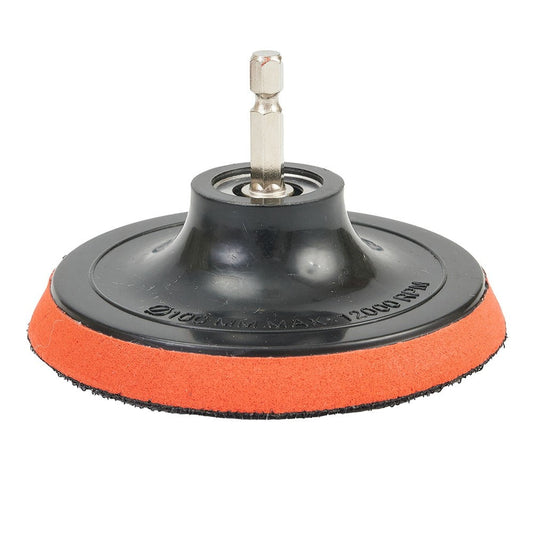 1 Set Sanding Disc 60-240 Grit Sandpaper Buffing Wheel Hook and Loop Backing Pads for Electric Drill Rotary Tool, 100mm