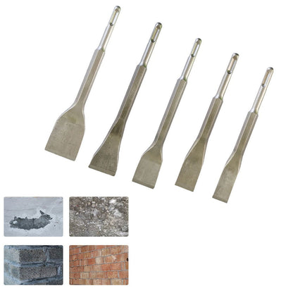1Pc SDS Plus Curved Chisel Bit Carbon Steel Electric Hammer Drill Bit, 14×180×20mm