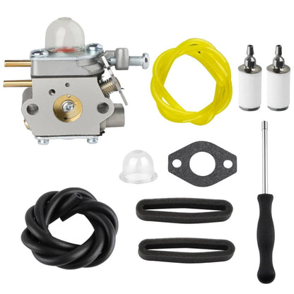 Carburetor Compatible with Craftsman WS2200 WC210 25cc P210 HT2200 Lawn Mower Trimmer, with Fuel Line Filter Kit