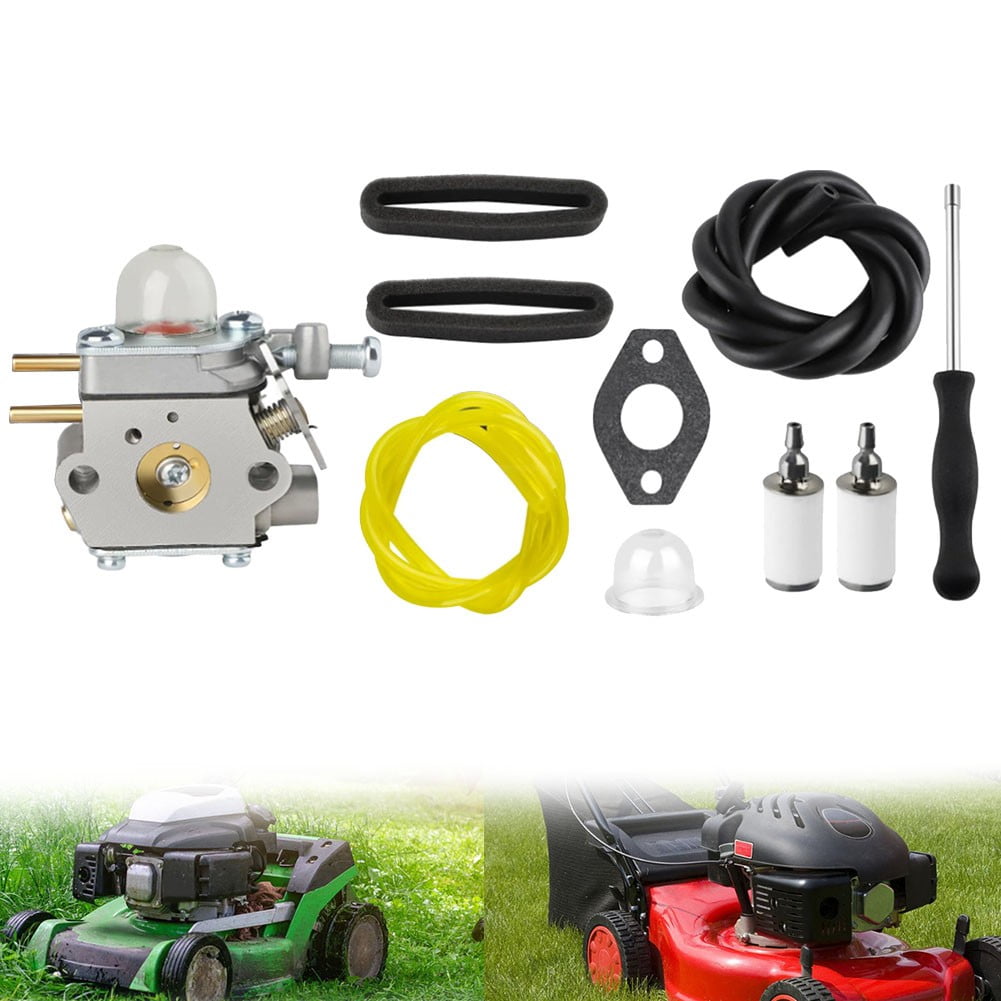 Carburetor Compatible with Craftsman WS2200 WC210 25cc P210 HT2200 Lawn Mower Trimmer, with Fuel Line Filter Kit