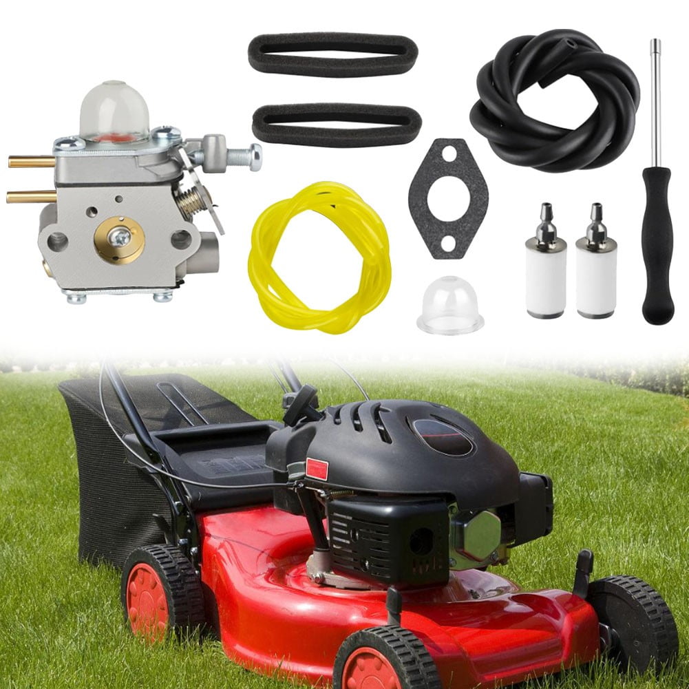 Carburetor Compatible with Craftsman WS2200 WC210 25cc P210 HT2200 Lawn Mower Trimmer, with Fuel Line Filter Kit