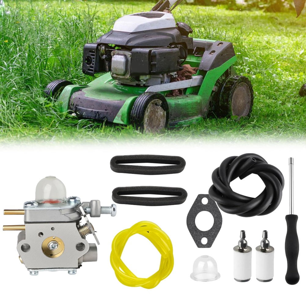 Carburetor Compatible with Craftsman WS2200 WC210 25cc P210 HT2200 Lawn Mower Trimmer, with Fuel Line Filter Kit