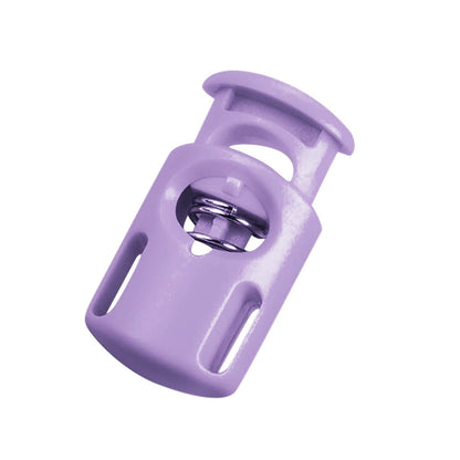 10Pcs Plastic Cord Locks, Single Hole Spring Toggle Stopper for Drawstrings, Shoelaces, Paracord, Bags, Black