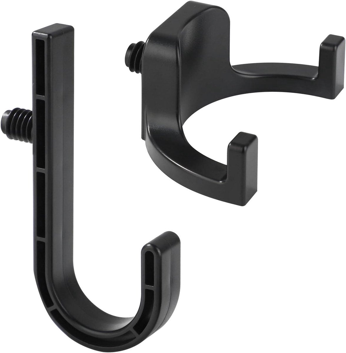 Set of 2 Storage Hooks for Sheds | V-Shaped Tool Hooks | Storage Accessories - Black | Suitable for Craftsman Sheds