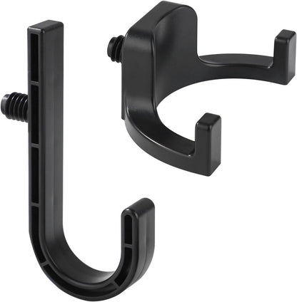 Set of 2 Storage Hooks for Sheds | V-Shaped Tool Hooks | Storage Accessories - Black | Suitable for Craftsman Sheds