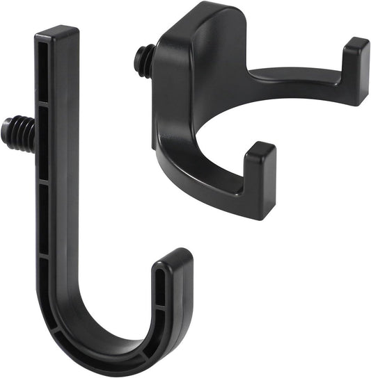 Set of 2 Storage Hooks for Sheds | V-Shaped Tool Hooks | Storage Accessories - Black | Suitable for Craftsman Sheds