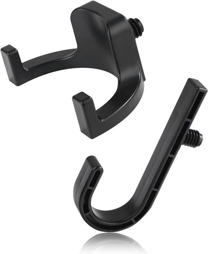 Set of 2 Storage Hooks for Sheds | V-Shaped Tool Hooks | Storage Accessories - Black | Suitable for Craftsman Sheds