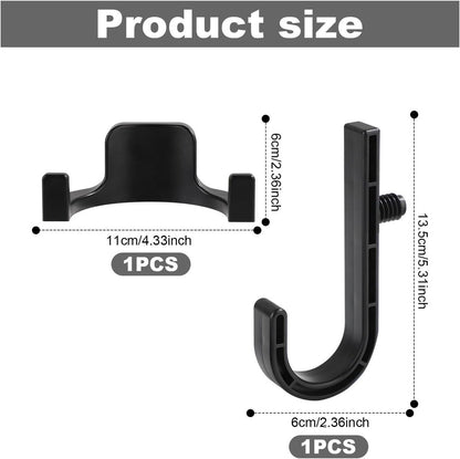 Storage Hooks for Sheds - Handy J/V-Shaped Tool Hooks - Compatible with various sheds - Storage accessories for a tidy shed