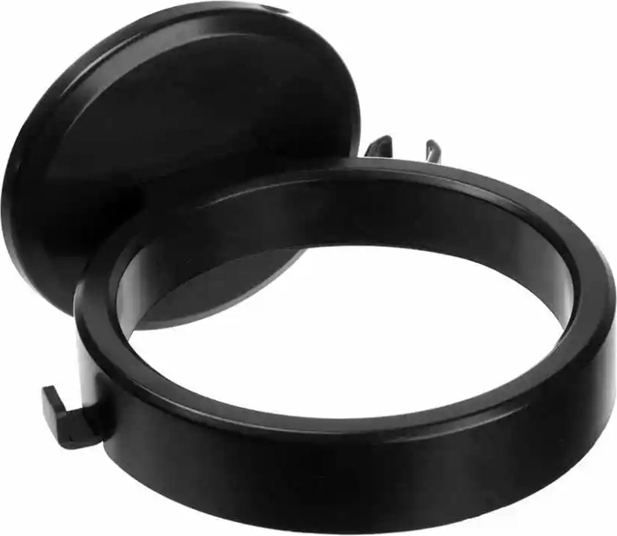 Hair Dryer Holder Wall Mount No Drilling Self-Adhesive Hair Dryer Bracket, Black