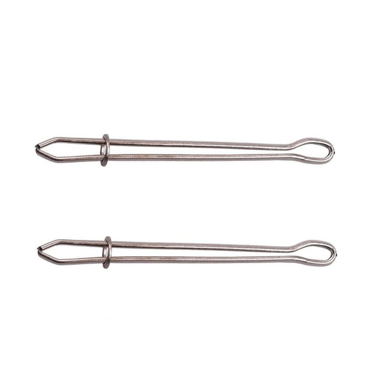 5Pcs Metal Drawstring Threader, Bodkin Rope Threader Clip, Sewing Puller Tool Set for Hoodie Sweatpant Coats Pants Elastic Replacement, Silver