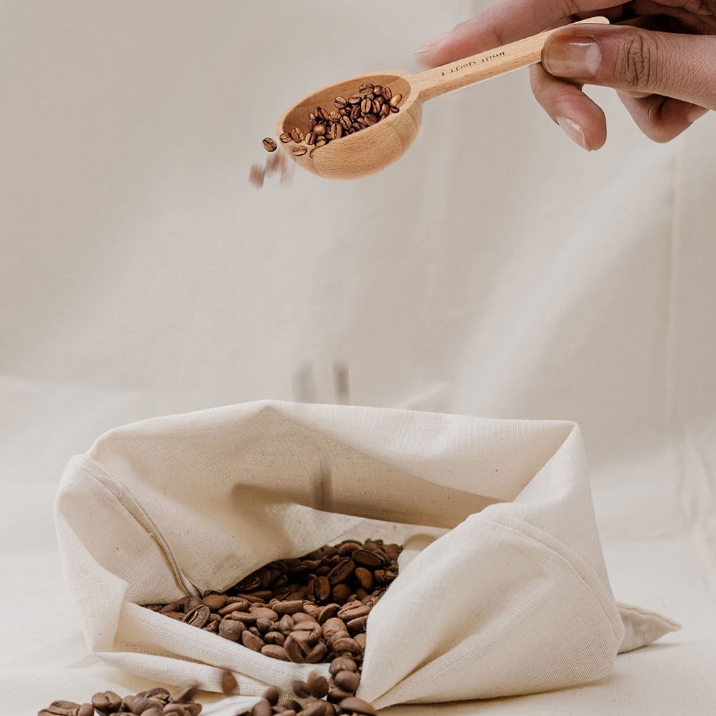 2-Pack Coffee Measuring Scoop Multi-Function Ground Spoon for Kitchen and Coffee Brewing, 15ml and 10ml