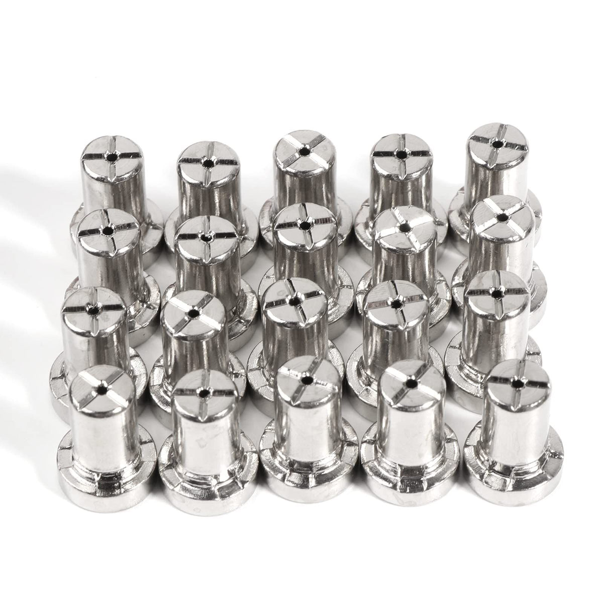 Welding Nozzles Plasma Cutting Torch Consumable Long Swirl Baffle Metal Cutter Torch Tip Electrode Nozzle 40pcs