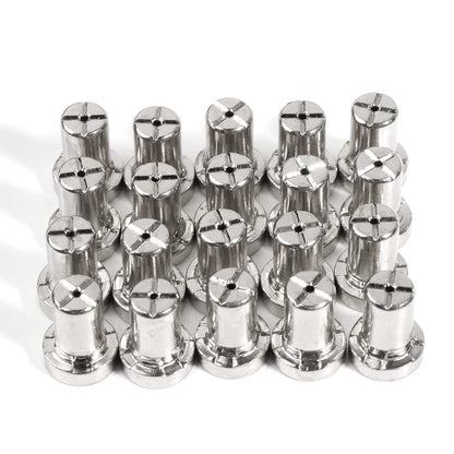 Welding Nozzles Plasma Cutting Torch Consumable Long Swirl Baffle Metal Cutter Torch Tip Electrode Nozzle 40pcs