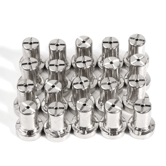 Welding Nozzles Plasma Cutting Torch Consumable Long Swirl Baffle Metal Cutter Torch Tip Electrode Nozzle 40pcs