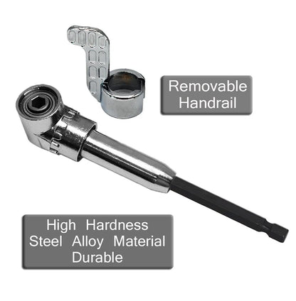 105 Degree Right Angle Drill Extension Hex Shank Magnetic Socket Right Angle Screwdriver Attachment Power Drill Adapters