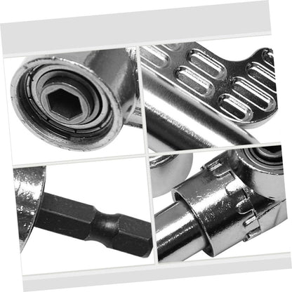 105 Degree Right Angle Drill Extension Hex Shank Magnetic Socket Right Angle Screwdriver Attachment Power Drill Adapters
