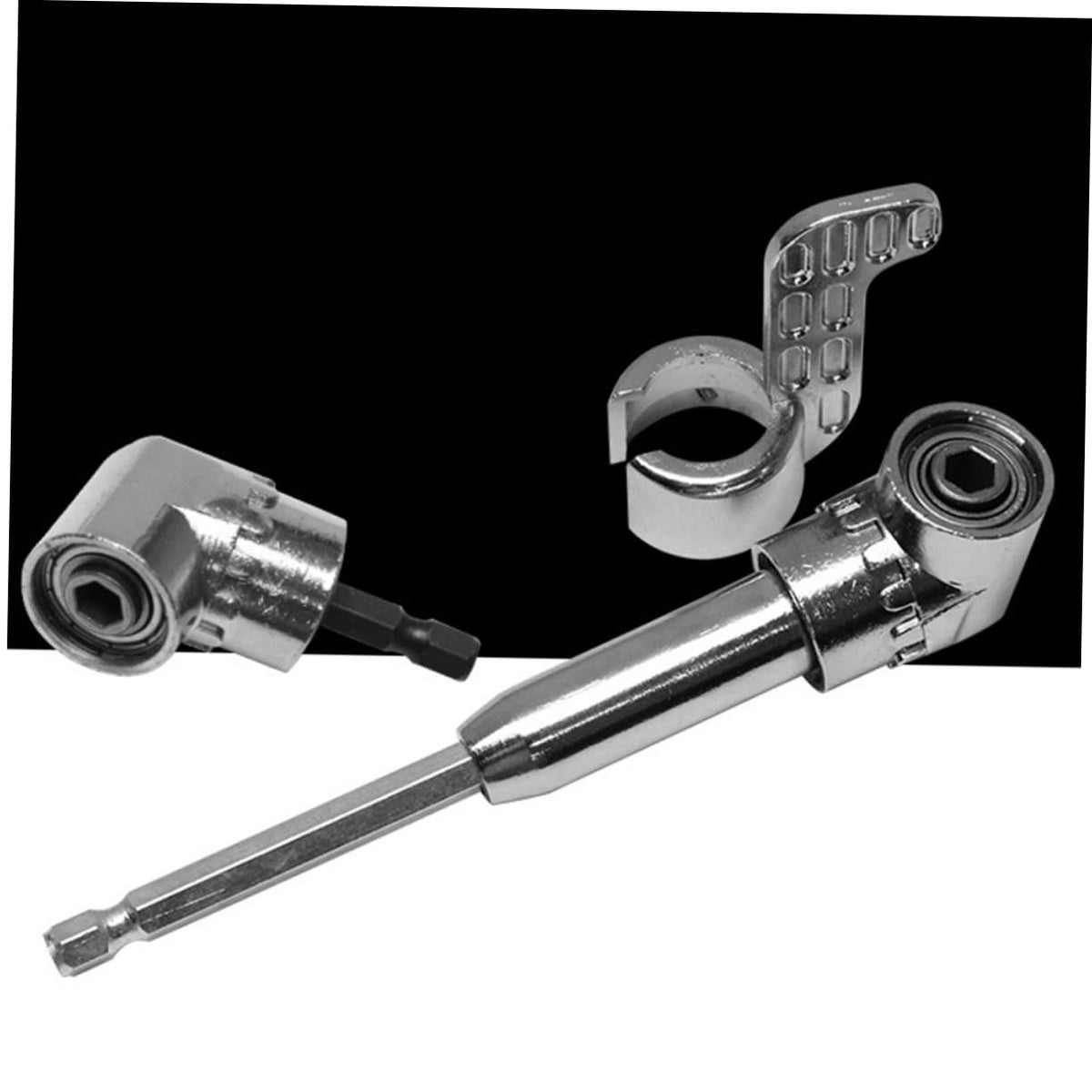 105 Degree Right Angle Drill Extension Hex Shank Magnetic Socket Right Angle Screwdriver Attachment Power Drill Adapters