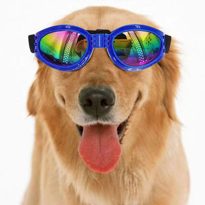 Pet Polarized Eye Protection Sunproof Accessories Dog Sunglasses Small Breed Uv Windproof Sun Glasses Goggles Adjustable Folding