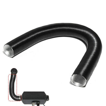 76mm Preheater Hose Air Inlet Pipe,Air Duct Drain Hose Car Heater Duct Vent Warm Air Outlet for Air Heaters, Aluminum