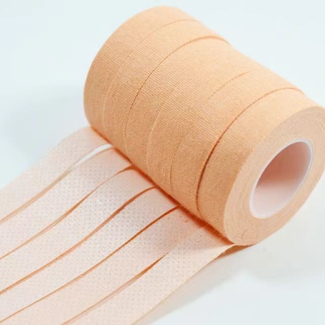 6 Rolls Flexible Skin Tape Breathable Nose Tape Self Adhesive Gauze Tape for Wound Injuries Swelling Sports, Beige