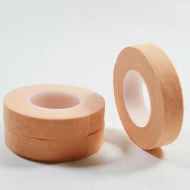 6 Rolls Flexible Skin Tape Breathable Nose Tape Self Adhesive Gauze Tape for Wound Injuries Swelling Sports, Beige