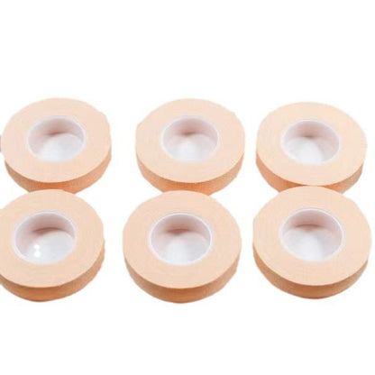 6 Rolls Flexible Skin Tape Breathable Nose Tape Self Adhesive Gauze Tape for Wound Injuries Swelling Sports, Beige