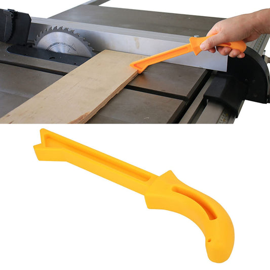 Push rod safety yellow wood saw, push rod woodworking table saw, push rod workbench, work blade router