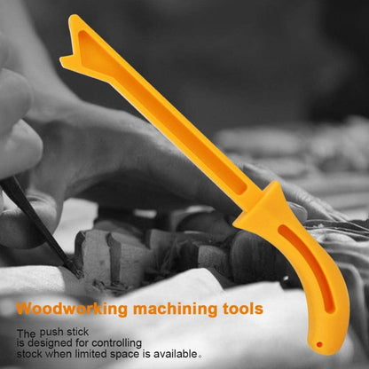 Push rod safety yellow wood saw, push rod woodworking table saw, push rod workbench, work blade router