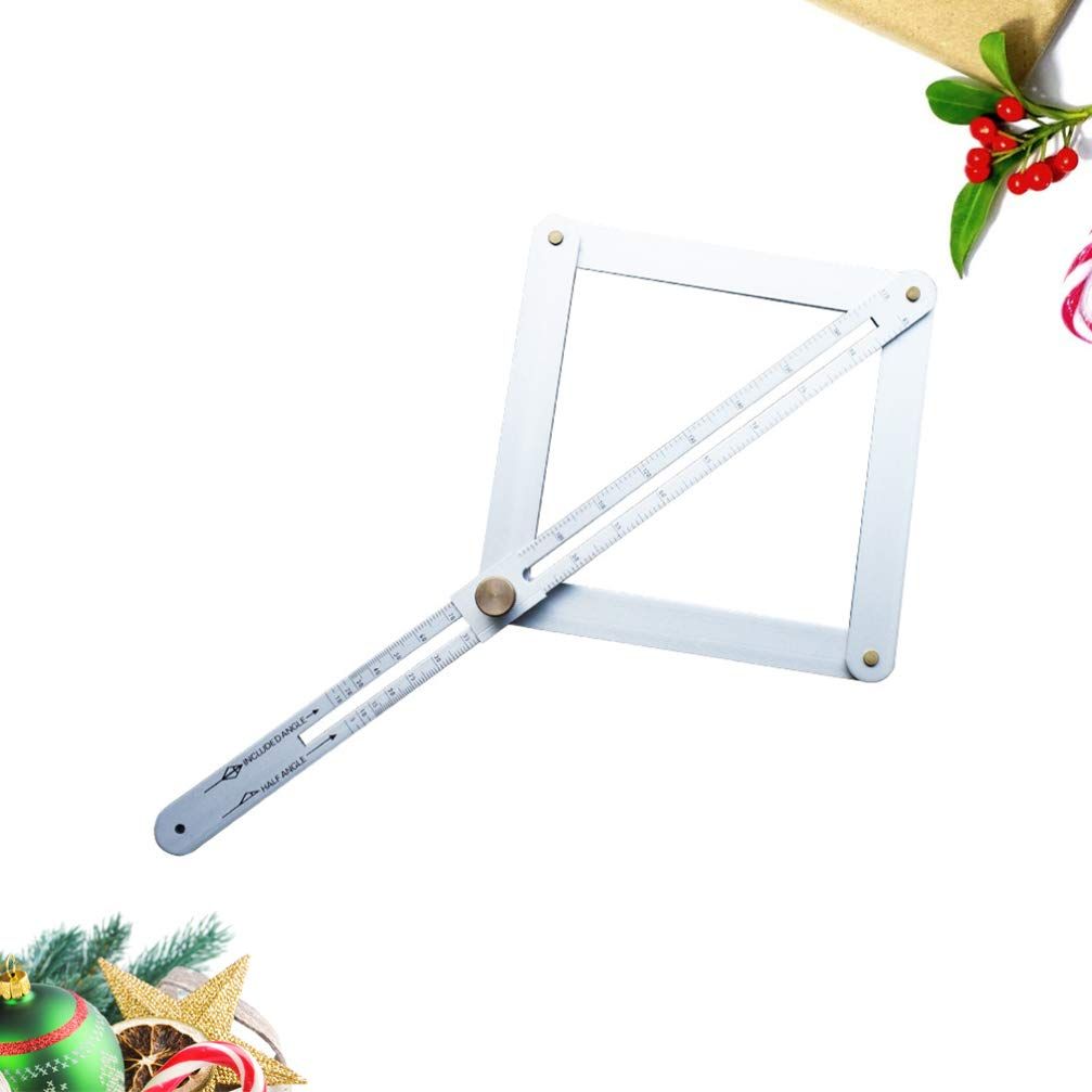 Woodworking floor angle divider, angle measuring ruler, aluminum alloy protractor, angle probe measuring tool
