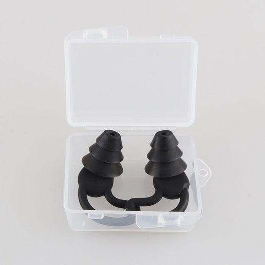 Ear Plugs for Sleeping Noise Cancelling,Washable Hearing Protection for Work, Travel, Concert, Swimming, Sleep Snoring (Black)
