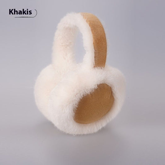 Folding Warm Ear Muffs Female Fall And Winter Plush Fashion Ear Cover Winter Outdoor Cold Ear Bag Ear Warm Student Ear Muffs