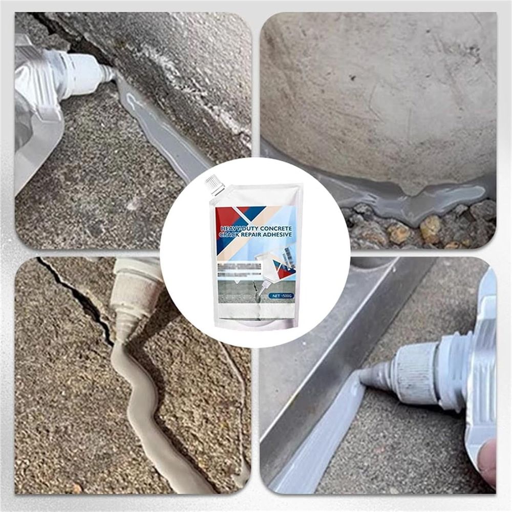 Heavy-Duty Concrete Crack Repair Adhesive, 200/500g, Quick Drying Adhesive Outdoor, Concrete Outdoor Waterproof, Crack Repair Sealant
