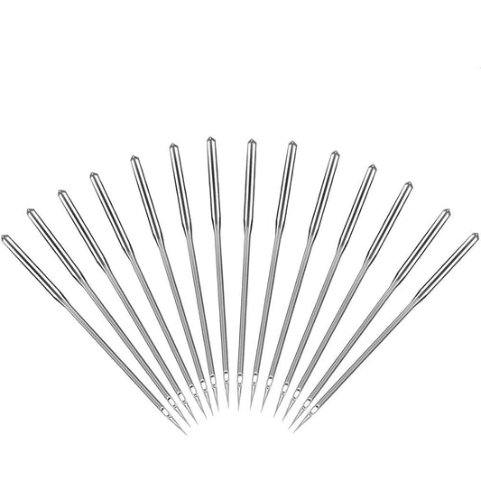 50Pcs Sewing Machine Needles, Universal Sewing Needles for Singer, Brother,  Easy Thread, Sizes 65/9, 75/11, 80/12, 90/14, 100/16